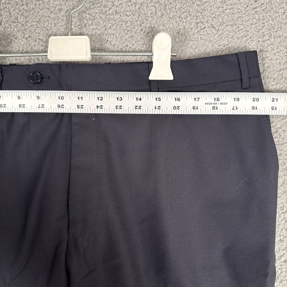 Canali Dress Pants Men's 38x29 Black Wool - Picture 2 of 9